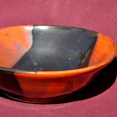 Coupe en grès émallé