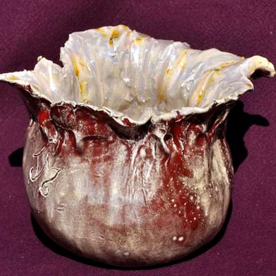 Vase émaillé