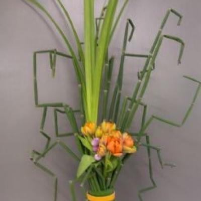 Composition florale contemporaine