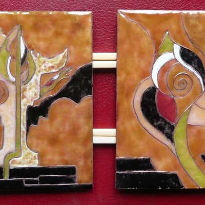 Cloisonnés poncés 