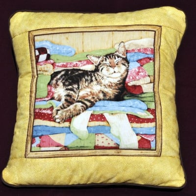 Coussin chat