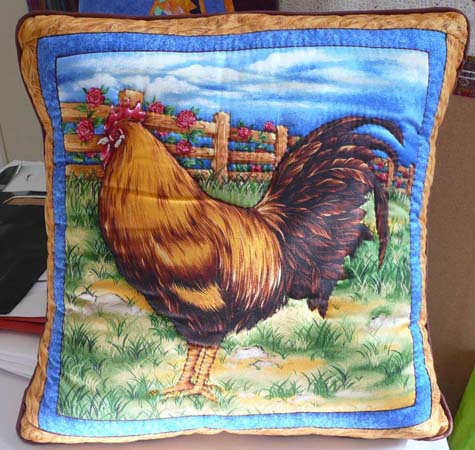 Coussin coq