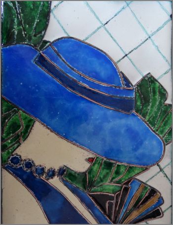 La Dame au chapeau bleu