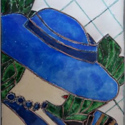 La Dame au chapeau bleu