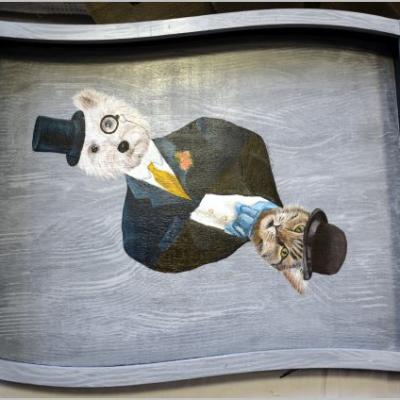 Chat-Chien en plateau