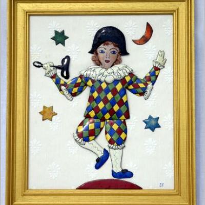 Arlequin jongleur