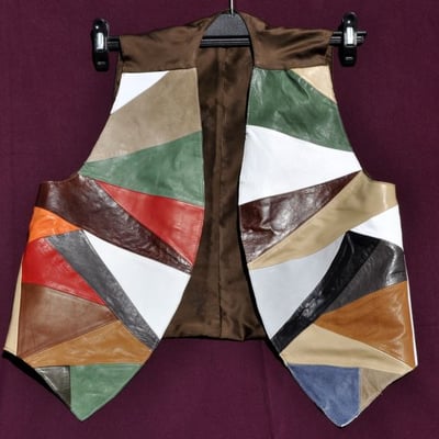 Gilet en cuir