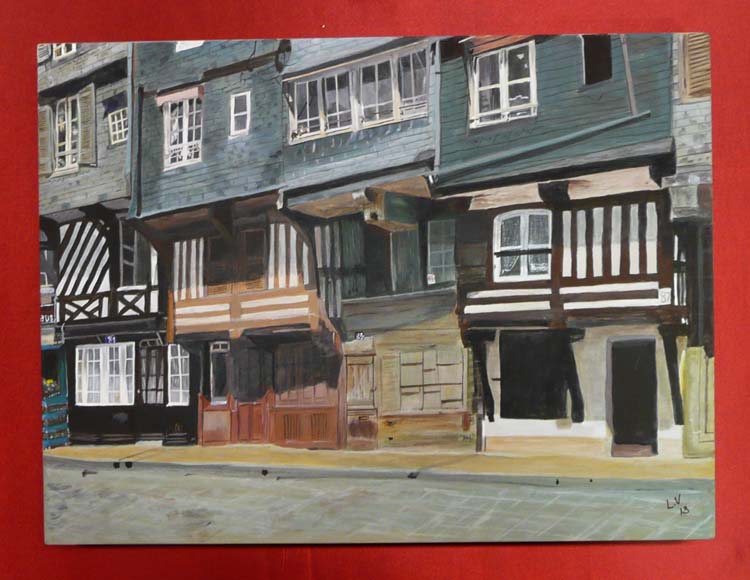 Honfleur - (trompe l'oeil)