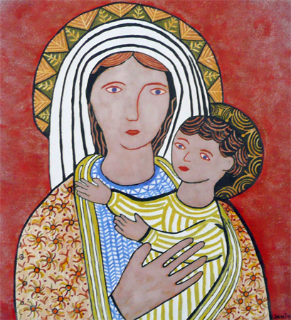 La vierge et l'enfant 