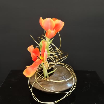 Metal et fleurs