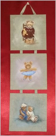 Triptyque d'oursons