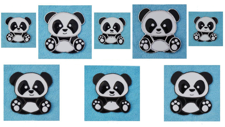 Pandas en Fusing et Tiffany