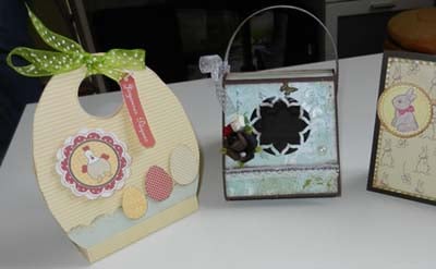 Paniers et cartes pour Pâques