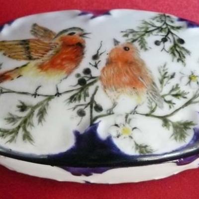 Petite bonbonnière aux oiseaux