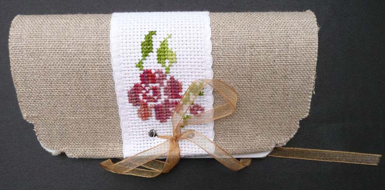 Porte serviette rose