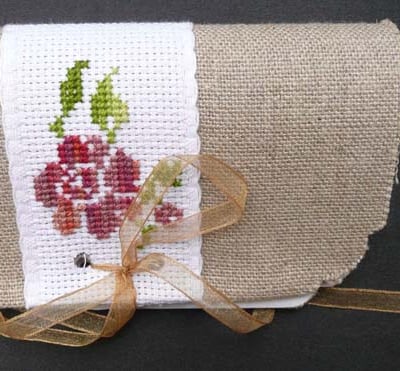 Porte serviette rose