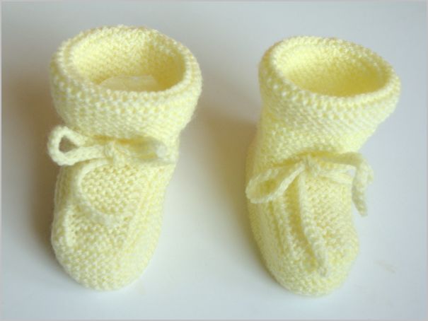 2016 Tricot : Chaussons bébé